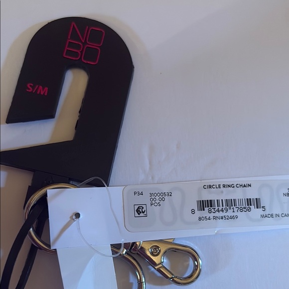 Circle Ring Belt Chain-Link Silver - Picture 4 of 6